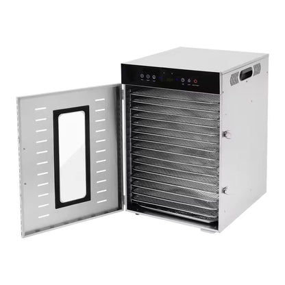Déshydrateur alimentaire grande capacité inox 304 — 16 plateaux 1350W