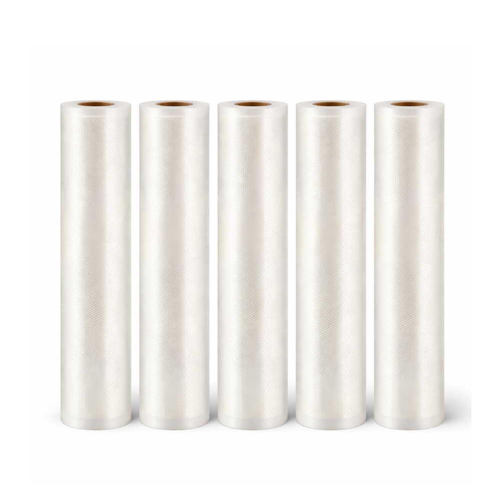 Rouleaux sous vide multi-formats 12 à 28 cm — lot de 5