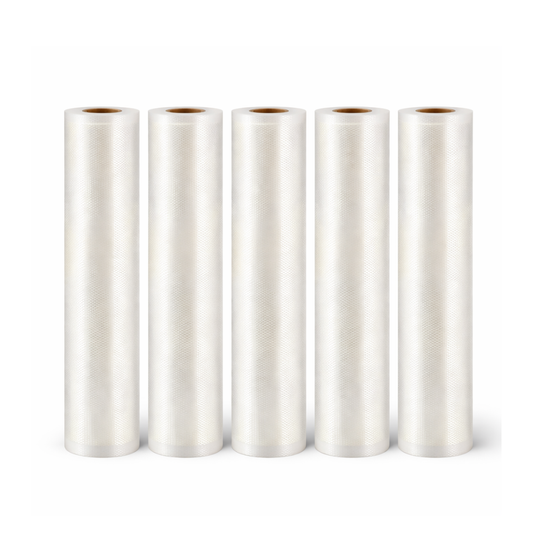 Rouleaux sous vide multi-formats 12 à 28 cm — lot de 5